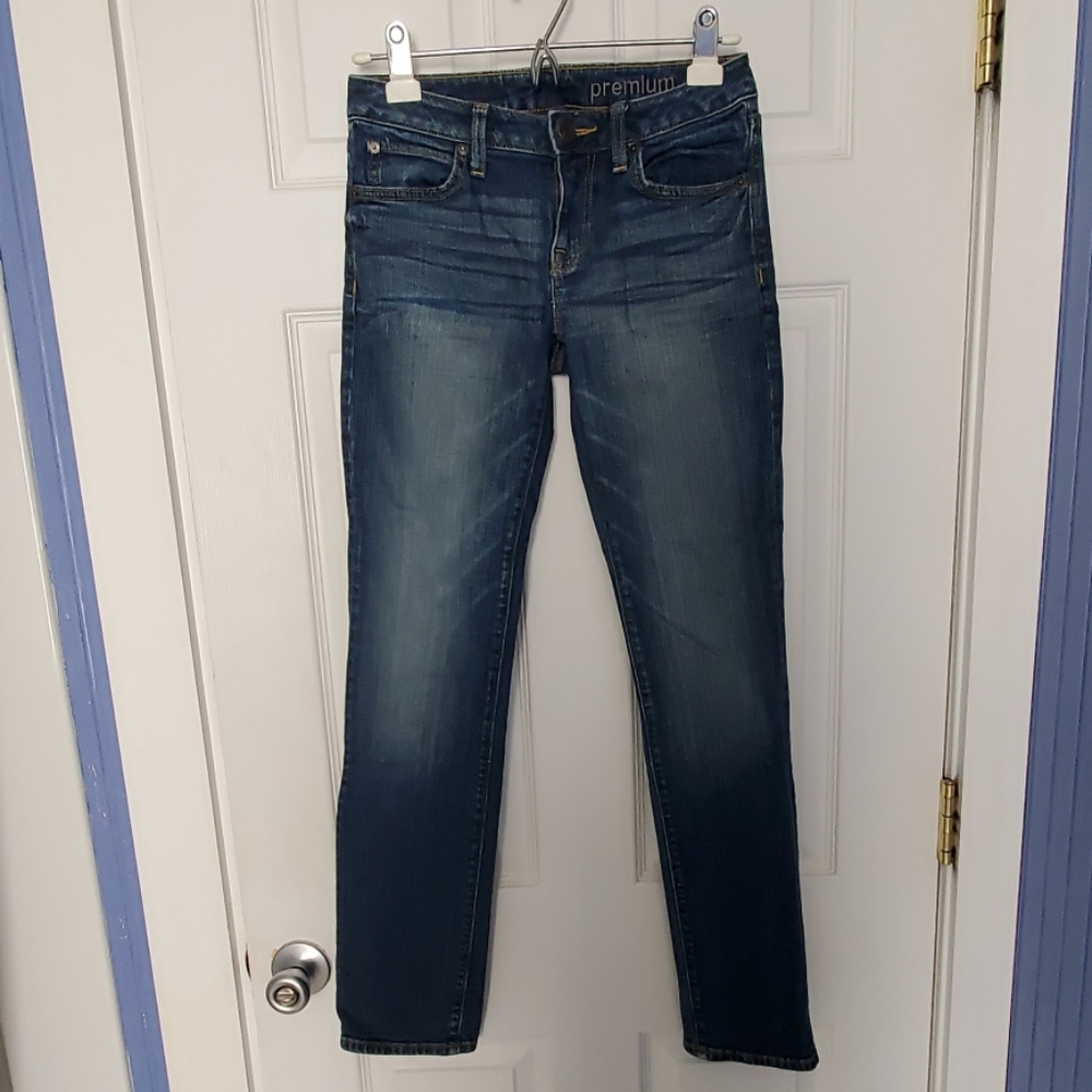 Gap premium curvy straight jeans size 0 25R